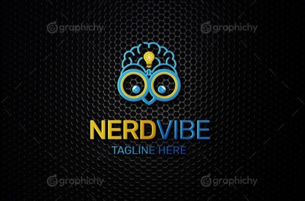 Nerd Logo Template | Template_003